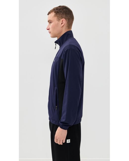 Malbon Golf Blue Peninsula Jacket for men