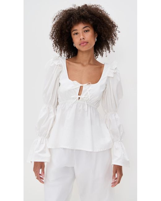 The Lulo Project White Cielo Top