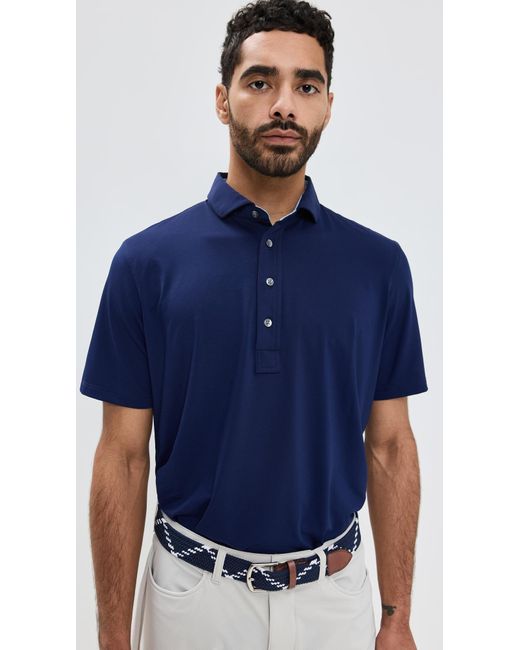 Greyson Blue Tala Lightweight Airflow Jersey Polo for men