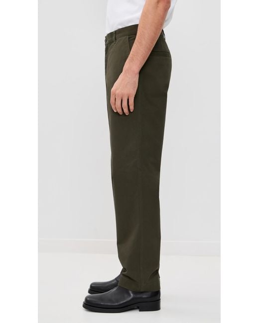 Reigning Champ Black Cotton Chino Freshman Standard Pants for men