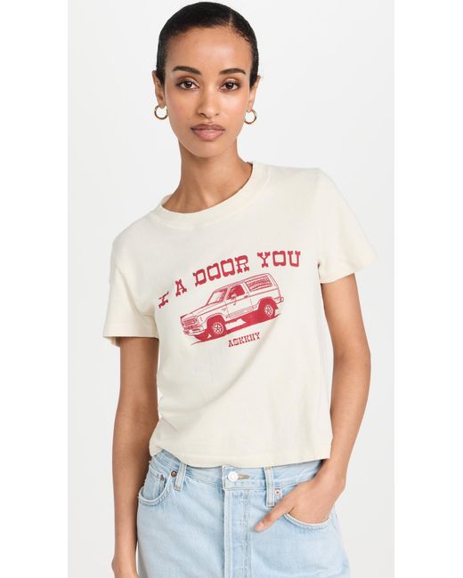 ASKK NY Red Printed Classic Tee