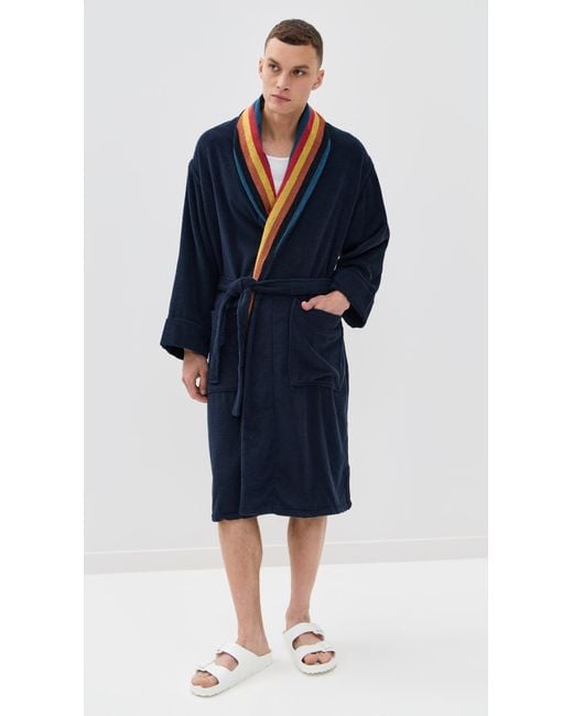 Paul Smith Blue Stripe Robe for men