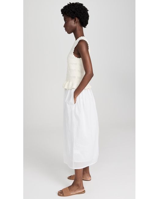 brand: Banjanan White Heather Crochet Dress