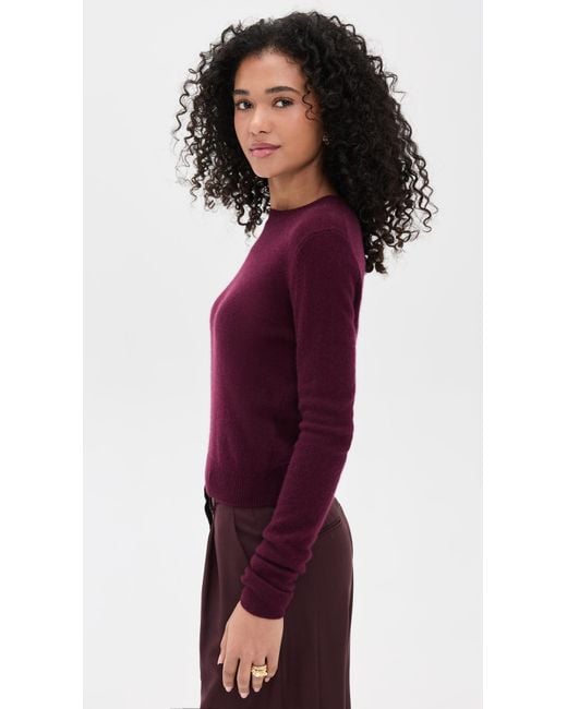 ÉTERNE Purple Francis Cashmere Sweater