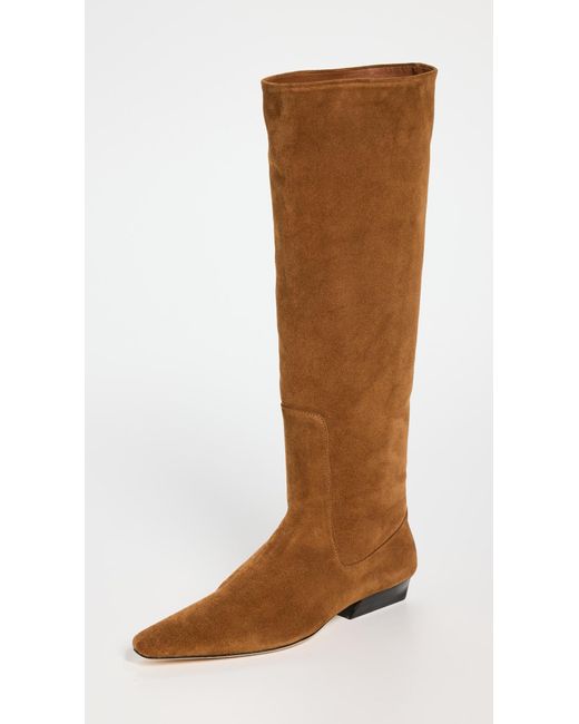 Staud Brown Wally Flat Boots