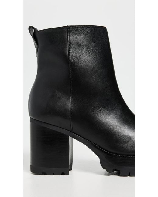 SCHUTZ SHOES Black Platform Booties