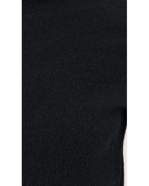 SABLYN Black Charleston Relaxed Cashmere Crewneck Tee