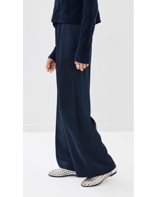 SABLYN Blue Brynn Pull On Wide Leg Pants