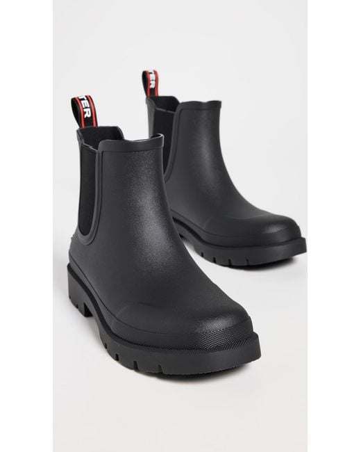Hunter Black Orford Booties for men