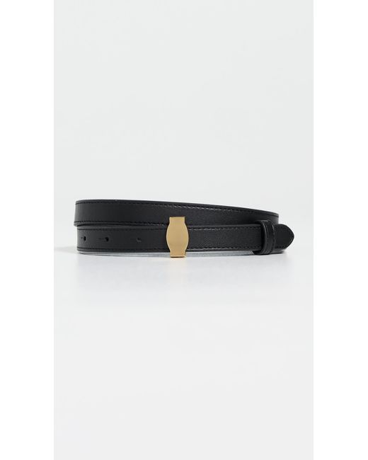 Veronica Beard Black Dash Belt