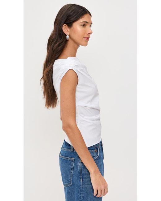 Staud White Phare Top