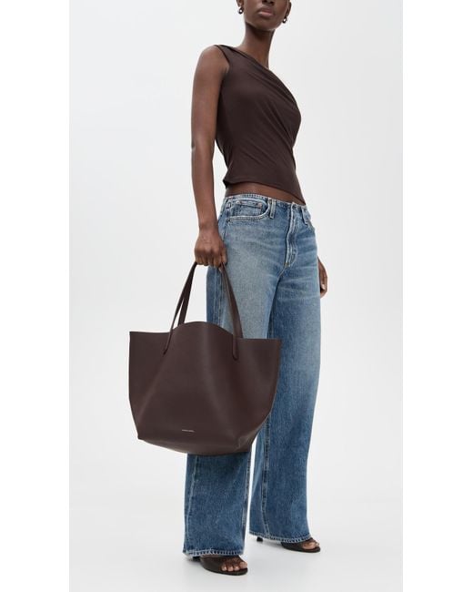 Mansur Gavriel Brown Everyday Soft Tote