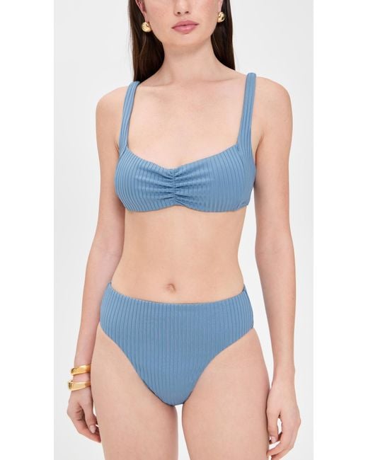 LSPACE Blue Effie Top