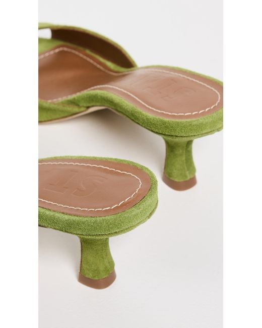 Staud Green Brigitte Mules