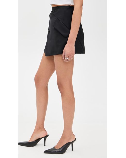 Helmut Lang Black Apex Blazer Skort