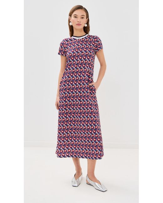 LaDoubleJ Purple Sporty Swing Dress