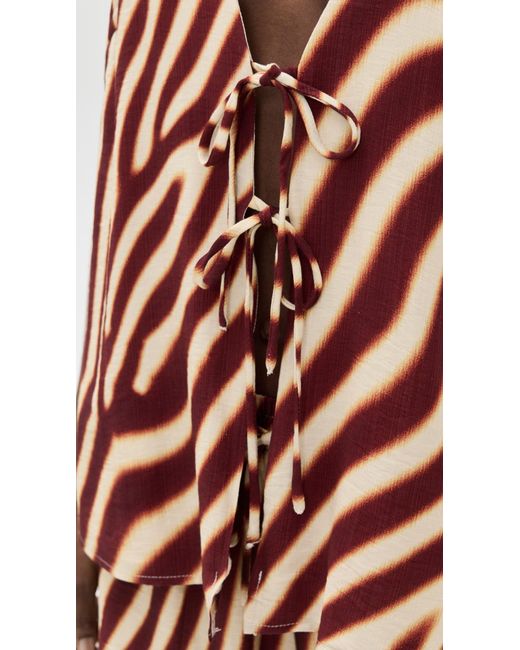 Seven Wonders Red Octavia Top