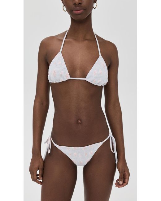 LoveShackFancy Multicolor Saoirse Bikini