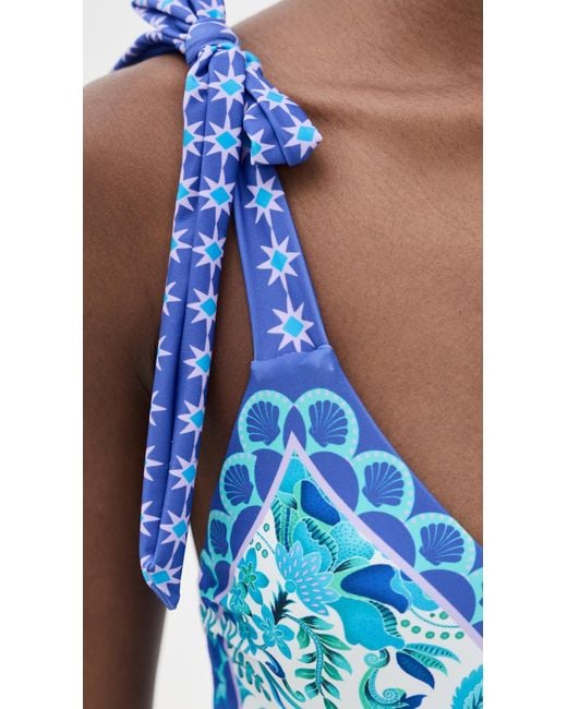 Beach Riot Akira One Peice in Blue | Lyst