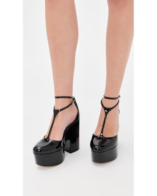 Alexandre Birman Black Thay Platform Heels
