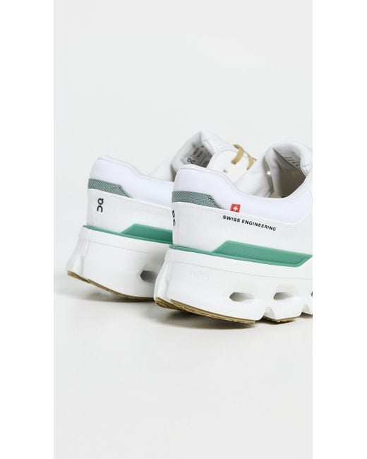 On Shoes White Cloudrunner 2 Sneakers for men