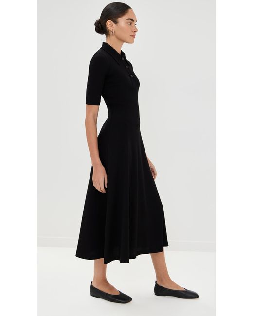 Rosetta Getty Black Polo Dress