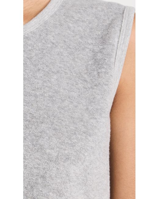 PERFECTWHITETEE Gray Oop Terry Tank