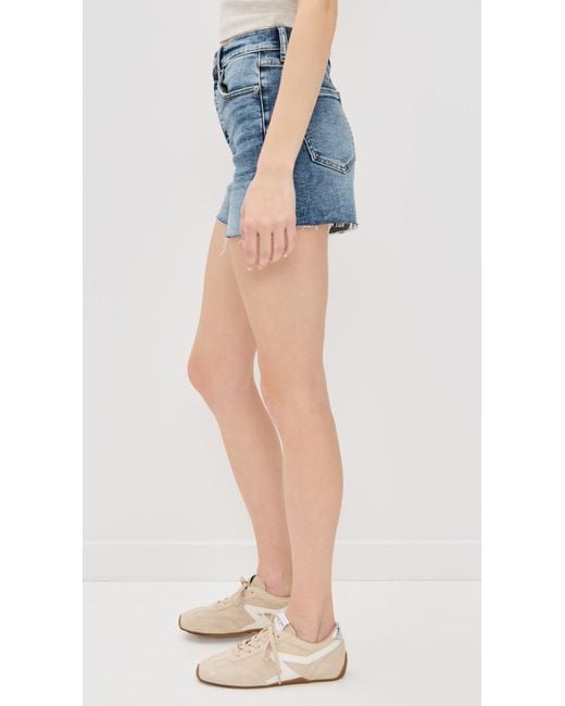 DAZE Blue Bottom Line Shorts