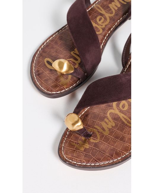 Sam Edelman Multicolor Grace Suede Sandals