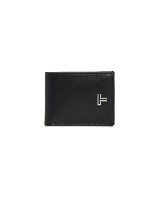 Tumi Black Double Billfold Wallet for men