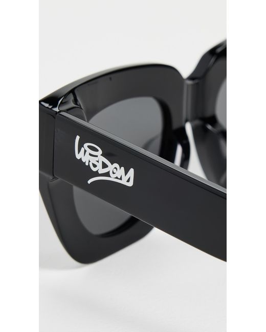Wisdom Black Frame 4 Sunglasses