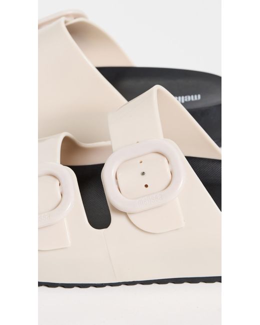 Melissa Black Cozy Jelly Slides