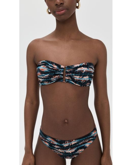 Ulla Johnson Black Santorini Bikini Top