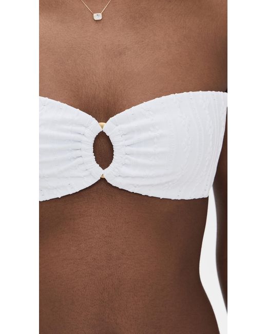 LSPACE Brown Jasper Bikini Top