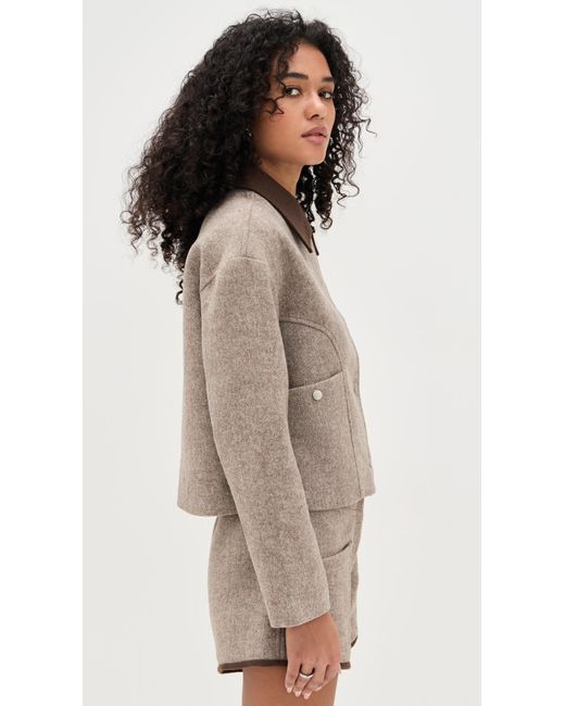 Line & Dot Brown Ingrid Jacket