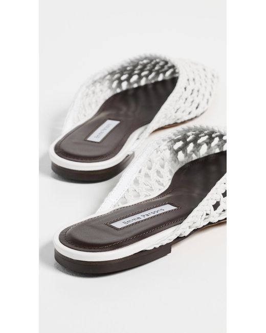 Emme Parsons Black Flat Mules