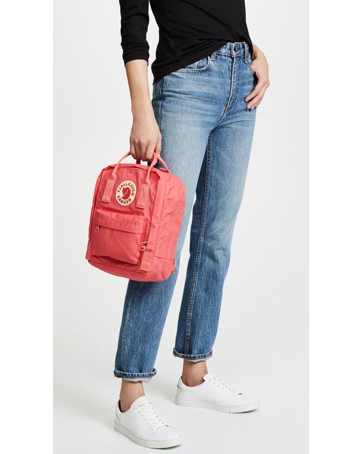 fjallraven kanken mini peach pink