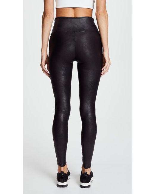 Spanx Faux Leather Quilted Leggings in 