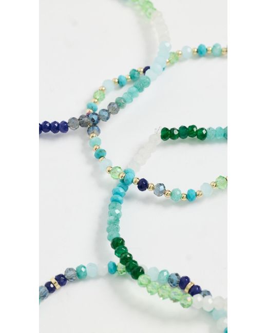 BaubleBar Green Kallen Bracelet Set