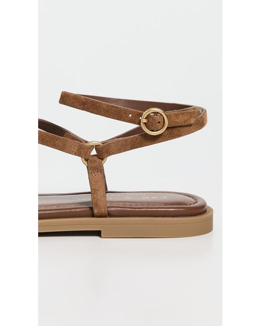 Rag & Bone Black Geo Strappy Ring Sandals