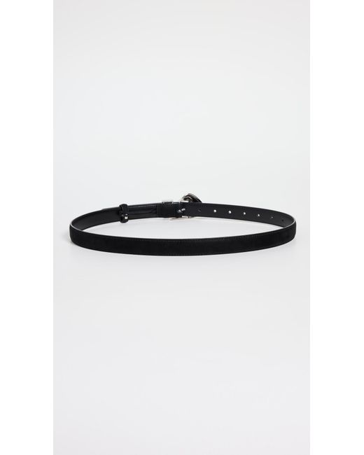 Shashi Black Isosceles Buckle Belt