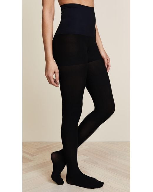Commando Black Control Top Ultimate Opaque Matte Tights