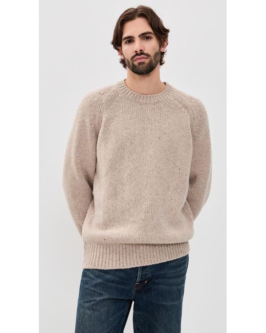 A.P.C. Natural A. P.C. Pullover Harris Sweater for men