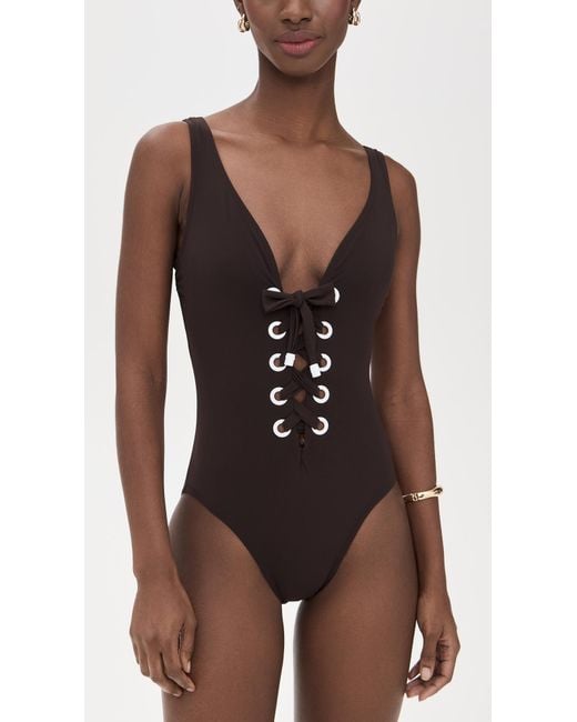 Karla Colletto Black Lulu One Piece