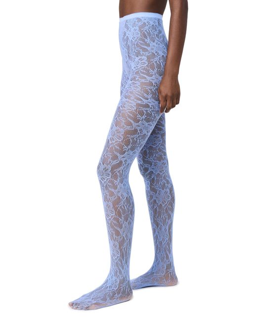 Stems Blue Eden Mesh Tights