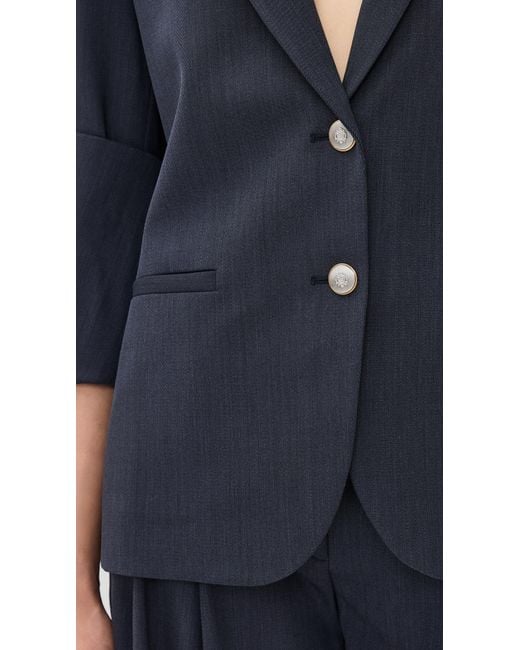 Twp Blue Boyfriend Blazer