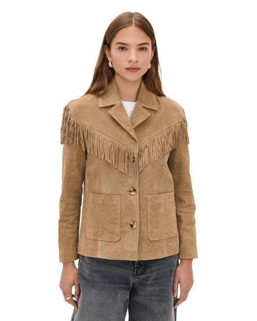Blank NYC Green Herbal Therapy Suede Jacket