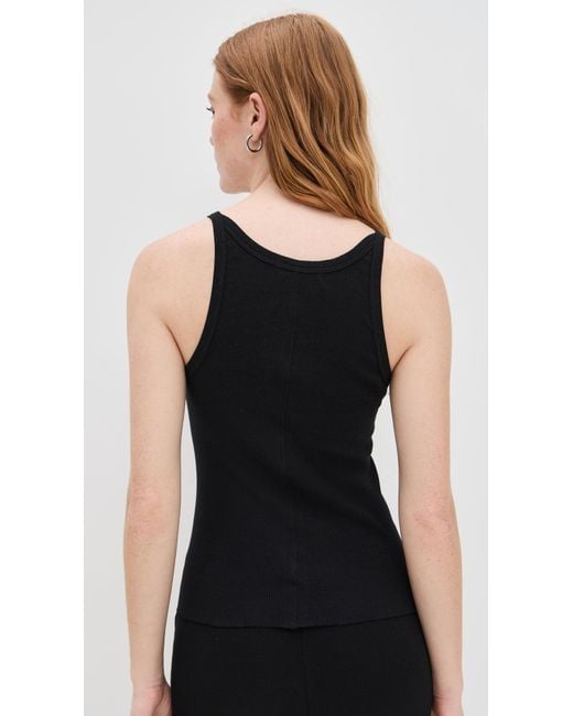 ÉTERNE Black Rib Tank