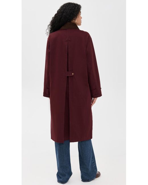 Line & Dot Red Chelsea Jacket