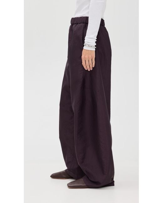 Tibi Blue Petite Crispy Nylon Winslow Pants